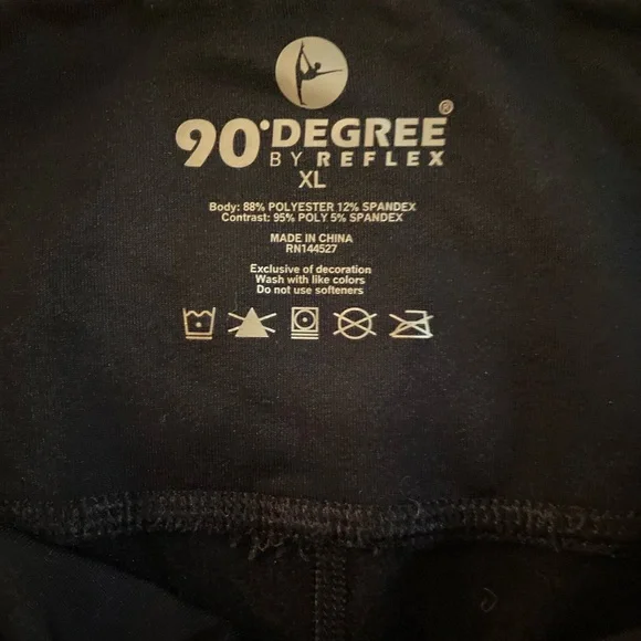 Leggings 90 degrees Xl black - Picture 2 of 6